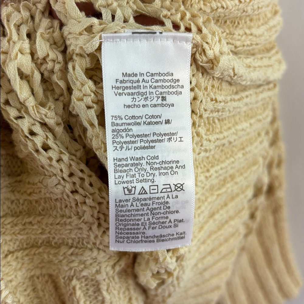 NWT J.Crew szL Montauk open weave cardigan…Perfect addition to any Wardrobe… - Picture 4 of 5
